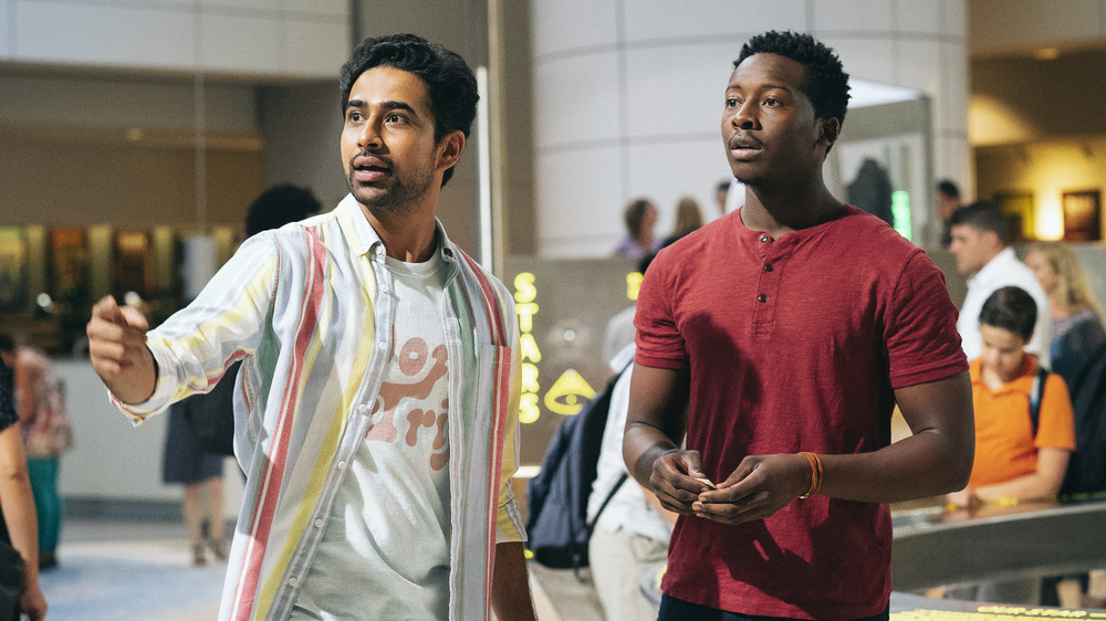 Two guys in a mall on God Friended Me