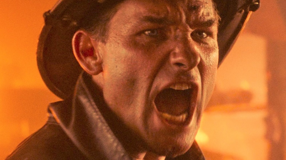 Kurt Russell screaming