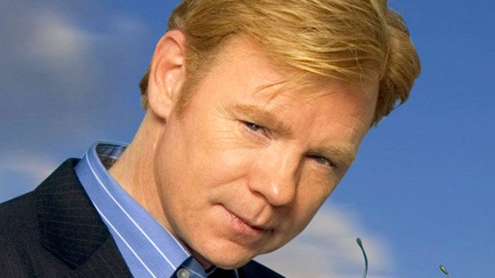 David Caruso with aviators