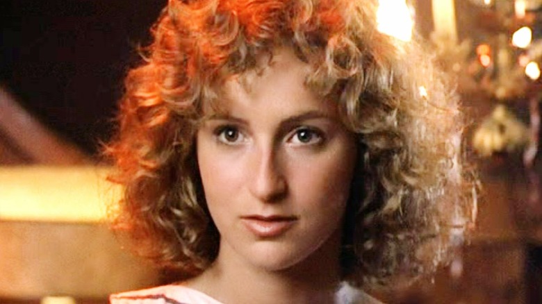 Jennifer Grey in close-up