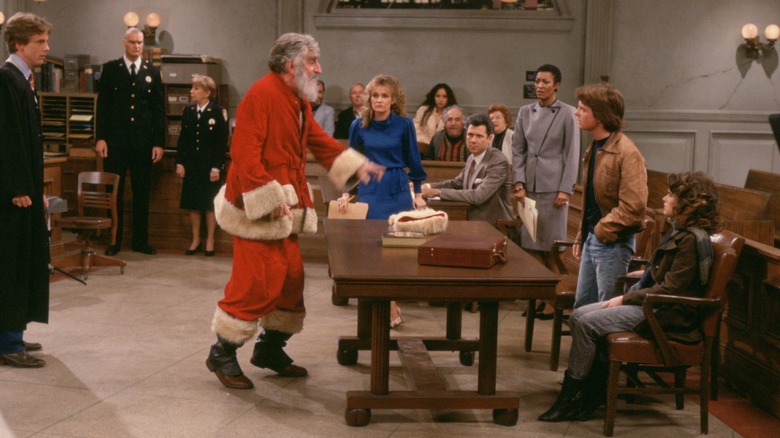 Santa Claus in night court