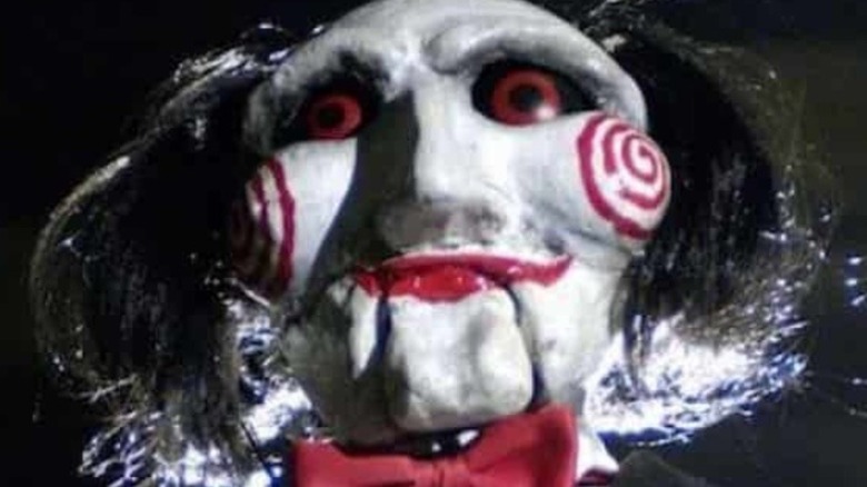 Jigsaw puppet seen in Saw