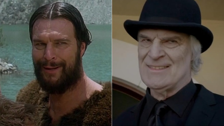 Richard Moll in The Flintstones (left) and Circus Kane (right)