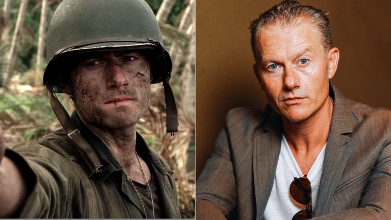 Leckie aims a pistol, James Badge Dale poses