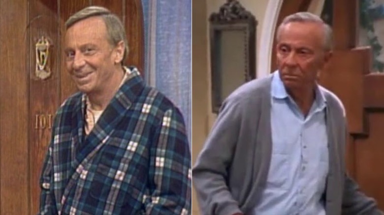 Norman Fell as Mr. Roper on Three's Company (left), and Ellen (right)
