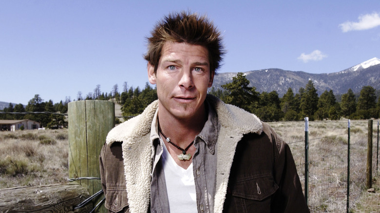 Ty Pennington in field