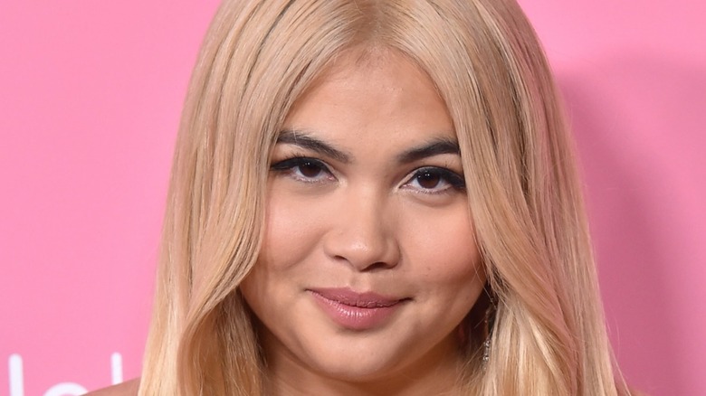 Hayley Kiyoko smiling at event