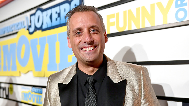 Joe Gatto wearing gold suit