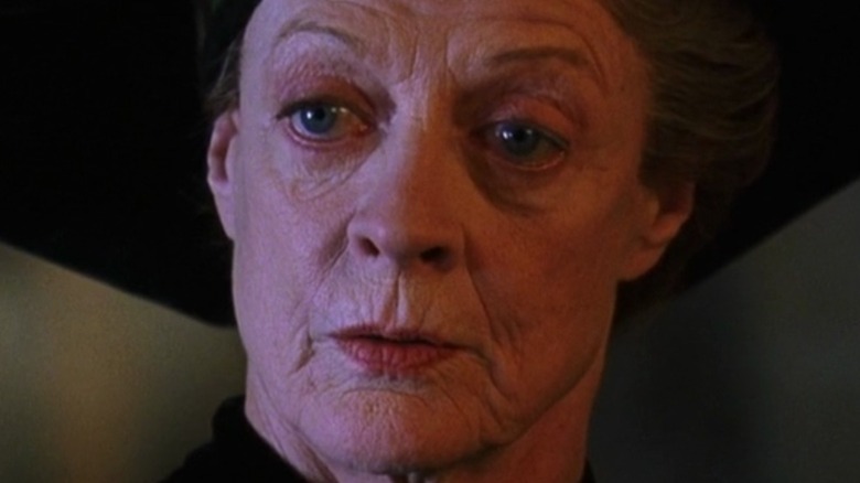 Professor McGonagall with a stern look