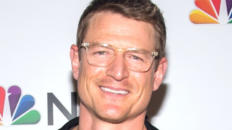 Philip Winchester smiling at an NBC premiere