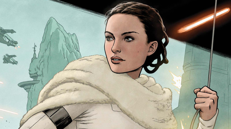 Padmé Amidala wearing white