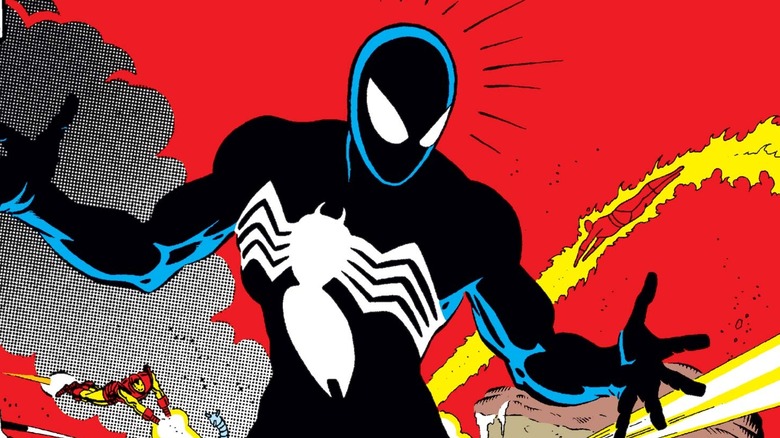 Spider-Man on cover of Secret Wars #8