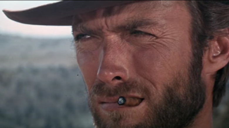 Blondie looks off to the side