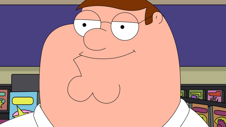 Peter Griffin smiles