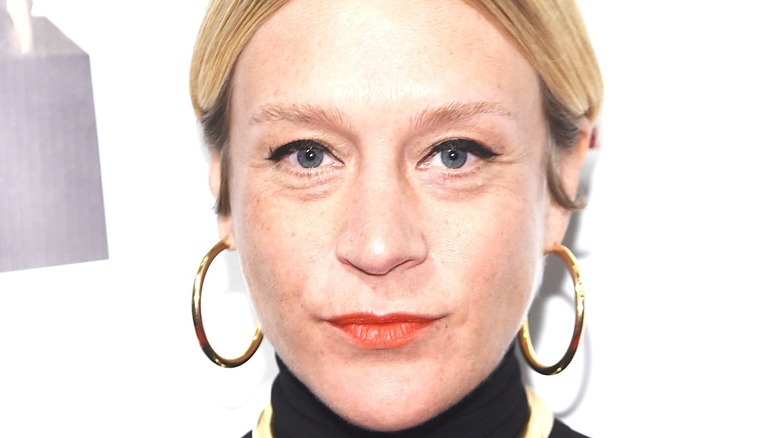 Chloe Sevigny gold hoops