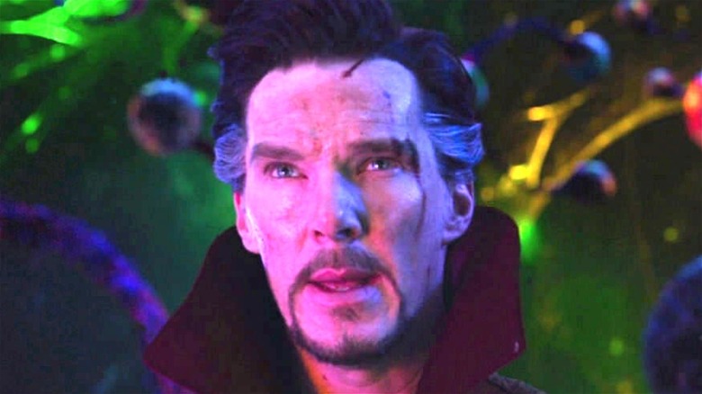 Doctor Strange grey temples goatee