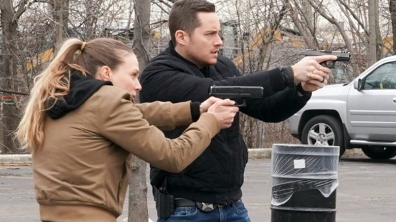 Tracy Spiridakos and Jesse Soffer 