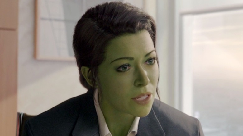 She-Hulk at the office on She-Hulk: Attorney at Law