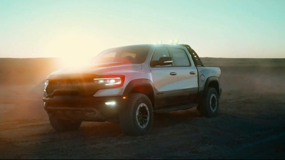 RAM TRX in the desert for Mr. Sandman commercial