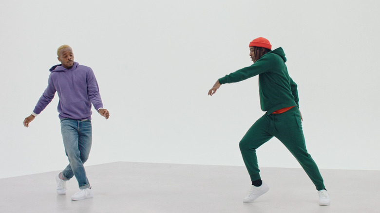 Lil Buck and Miles Yachts dance in Gap commercial