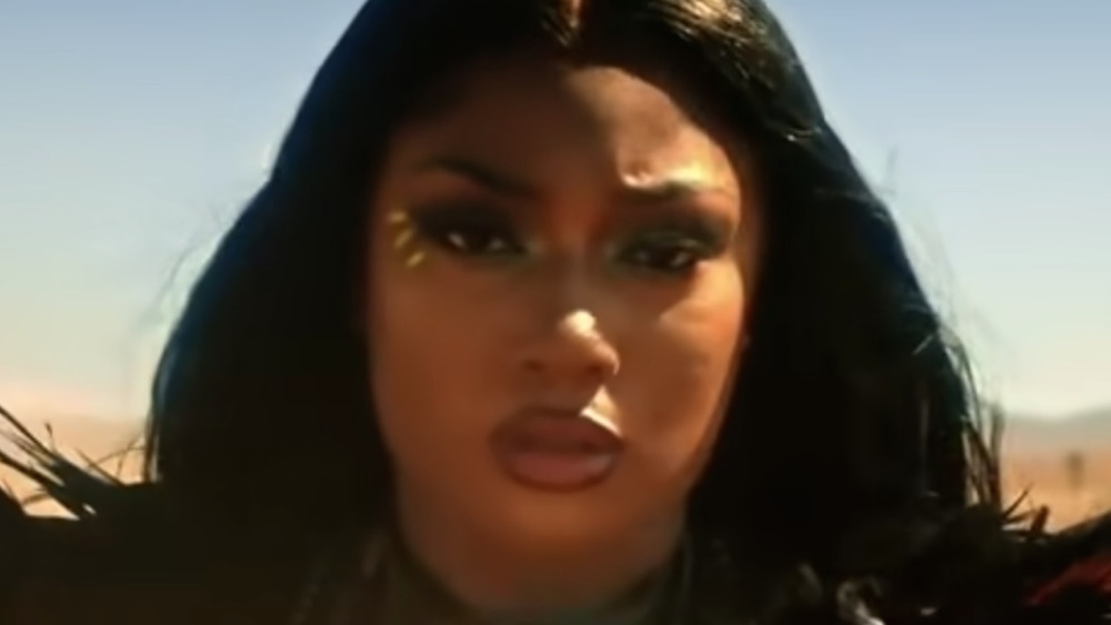 Megan Thee Stallion in Mad Max desert