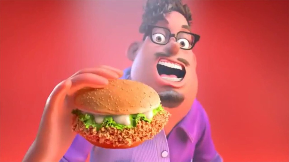 Grubhub commercial chicken sandwich