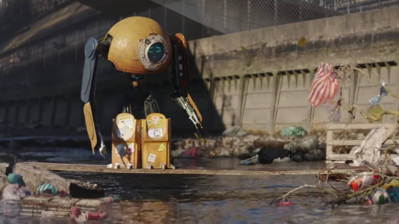 IKEA robot picking up trash