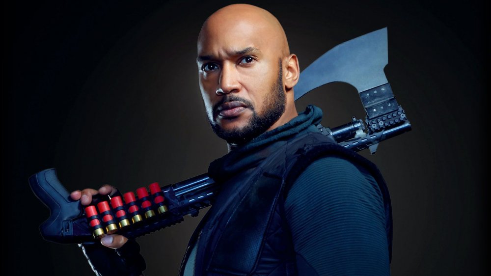 Henry Simmons as Mack and his shotgun axe on Marvel's Agents of S.H.I.E.L.D.