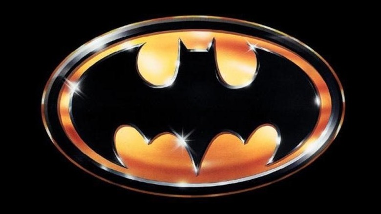 The Batman logo of the film