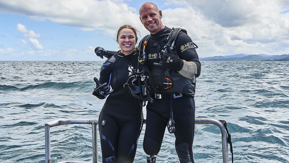Paul de Gelder with Ronda Rousey