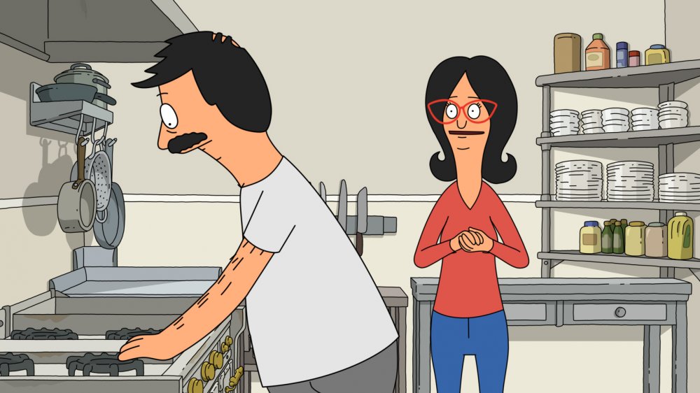 Bob and Linda Belcher on the "Copa-Bob-bana" episode of Bob's Burgers