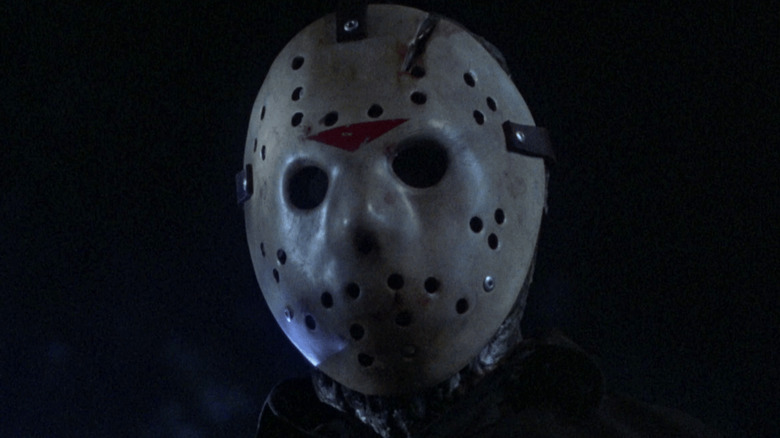 Jason Voorhees looking around