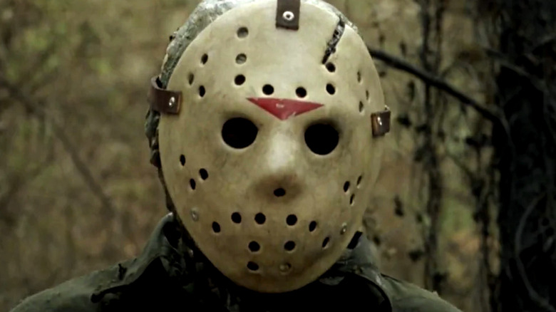 Jason Voorhees in the woods