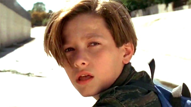 John Connor looking back