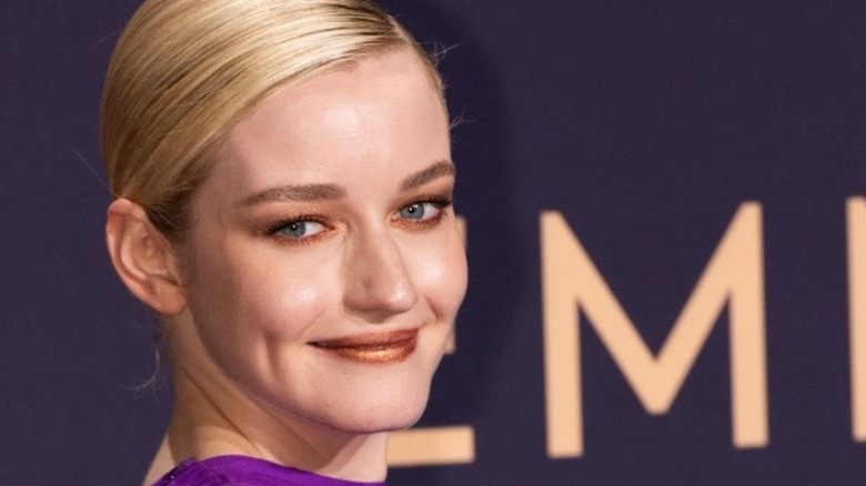Julia Garner smiling at Emmys