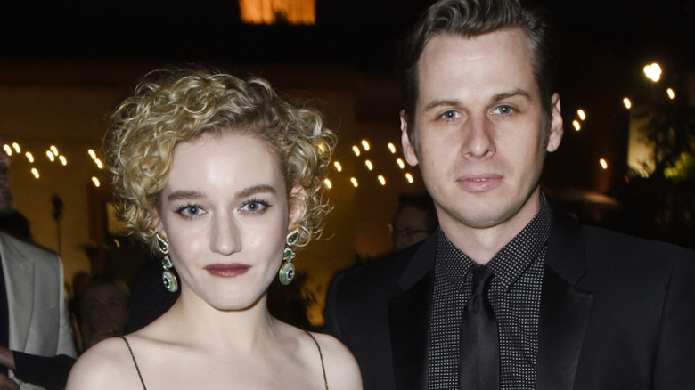 Julia Garner and Mark Foster at event