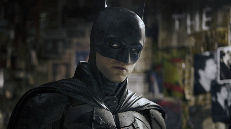 The Batman at a crime scene