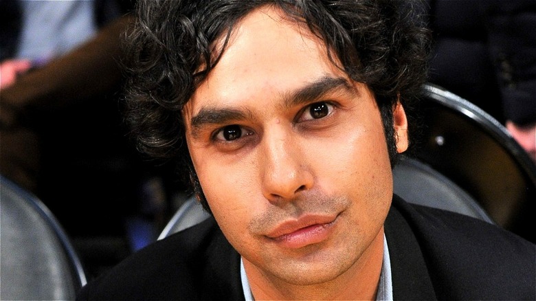 Kunal Nayyar smirking