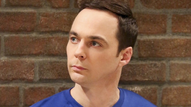Sheldon Cooper stares in The Big Bang Theory