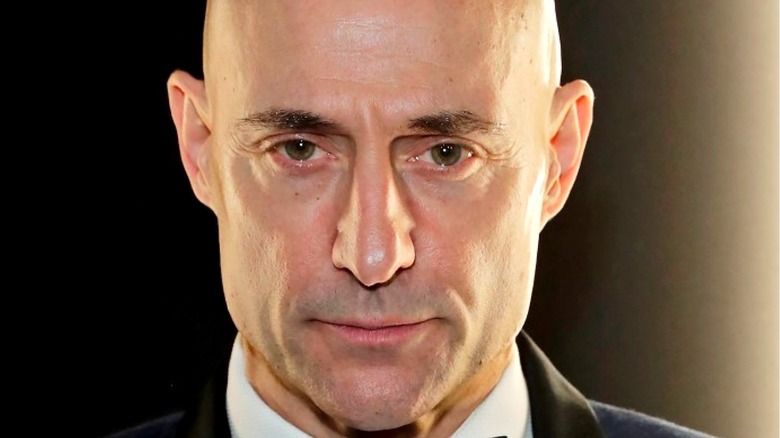 Mark Strong smiling