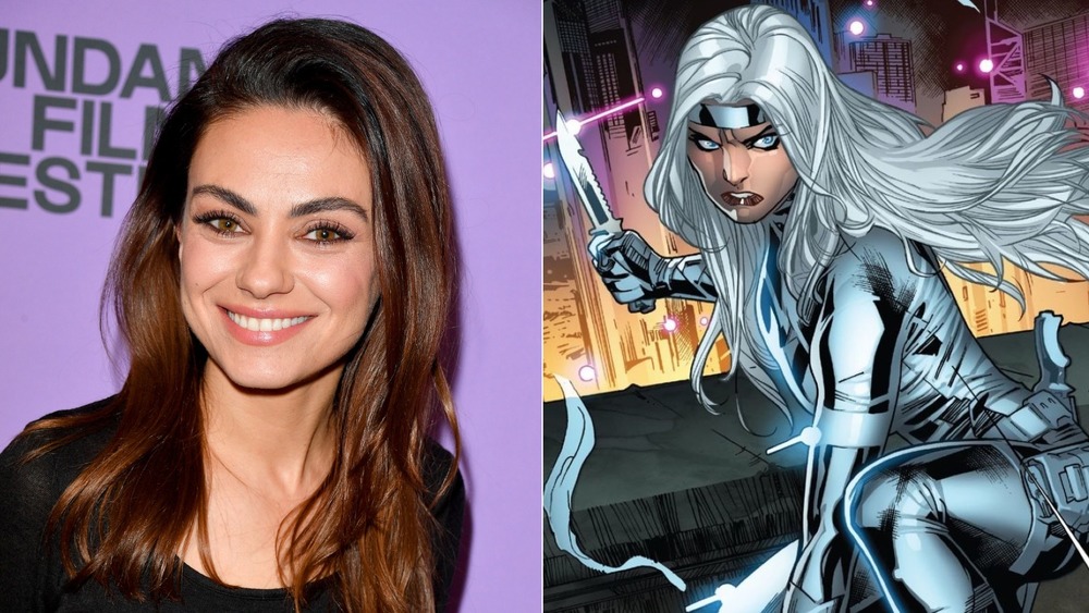 Mila Kunis smiling Silver Sable knife