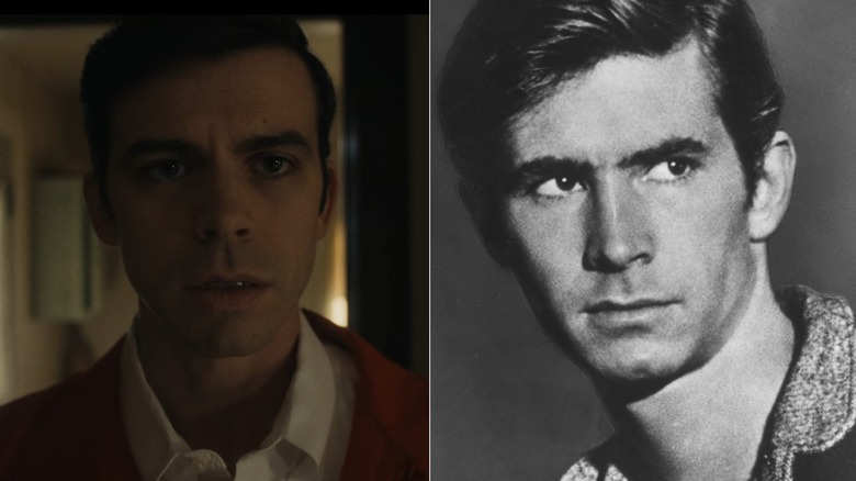 Joey Pollari (left); Anthony Perkins (right)