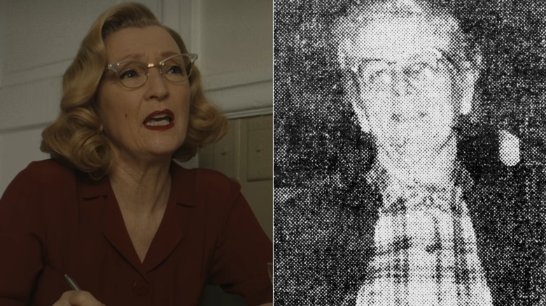 Lesley Manville (left); Bernice Worden (right)