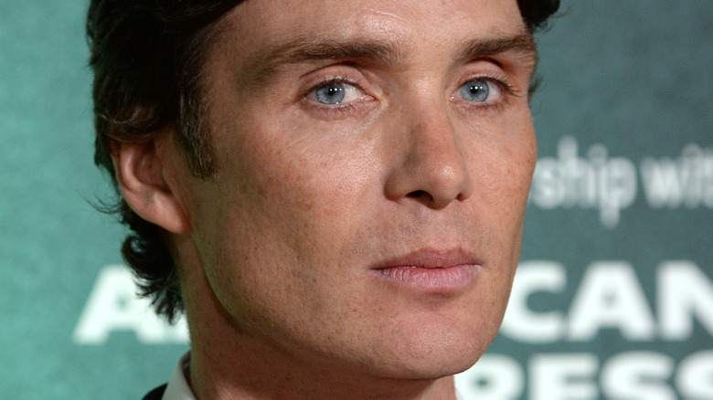 Cillian Murphy gazing into the distance