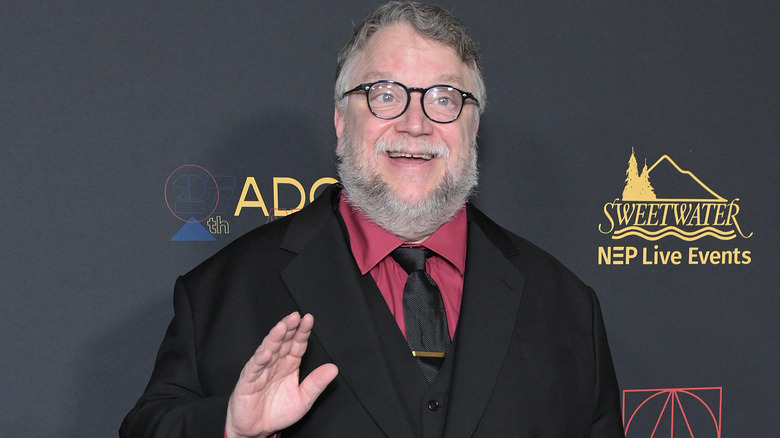 Guillermo del Toro smiling at event