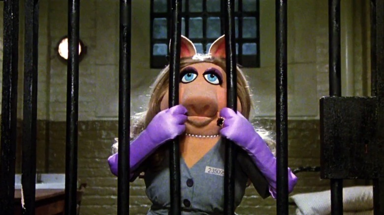 Miss Piggy in jail
