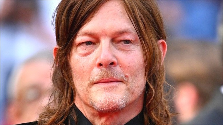 Norman Reedus looking to the side