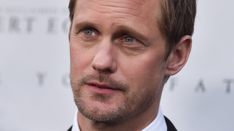 Alexander Skarsgård looking ahead