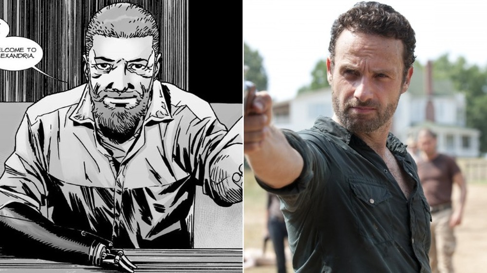 The Walking Dead Rick Grimes comic show