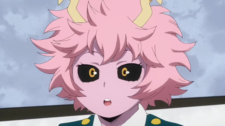 Mina looking confused in My Hero Academia 